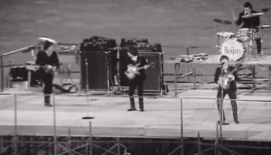 Último show dos Beatles, em São Francisco (Foto: cap. vídeo)