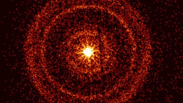 Explosão de raios gama extremamente brilhante é observada no espaço