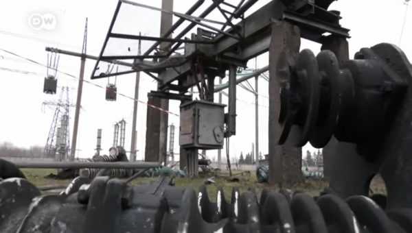 Usina de energia: alvos da Rússia (Foto: capt. vídeo)