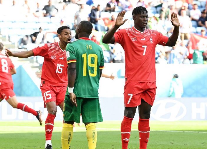 Suíça estreia com vitória sobre Camarões