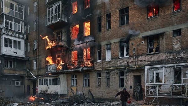 Rússia ataca Kiev durante a noite com enxame de drones explosivos