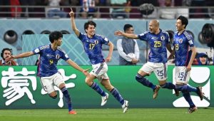 Maeda faz o primeiro gol do jogo: equilíbrio marcou o jogo com a Croácia (Foto: Fifa)