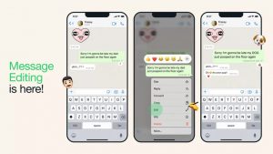 Novo recurso do whatsapp permitirá que usuários editem mensagens já enviadas