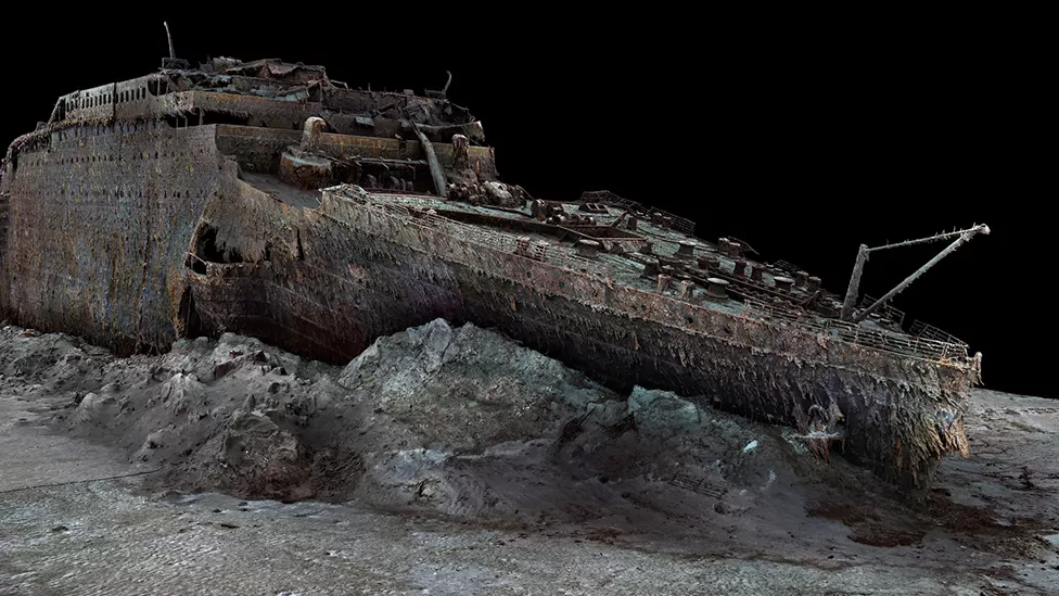 Varredura no fundo do oceano mostra detalhes incríveis do Titanic